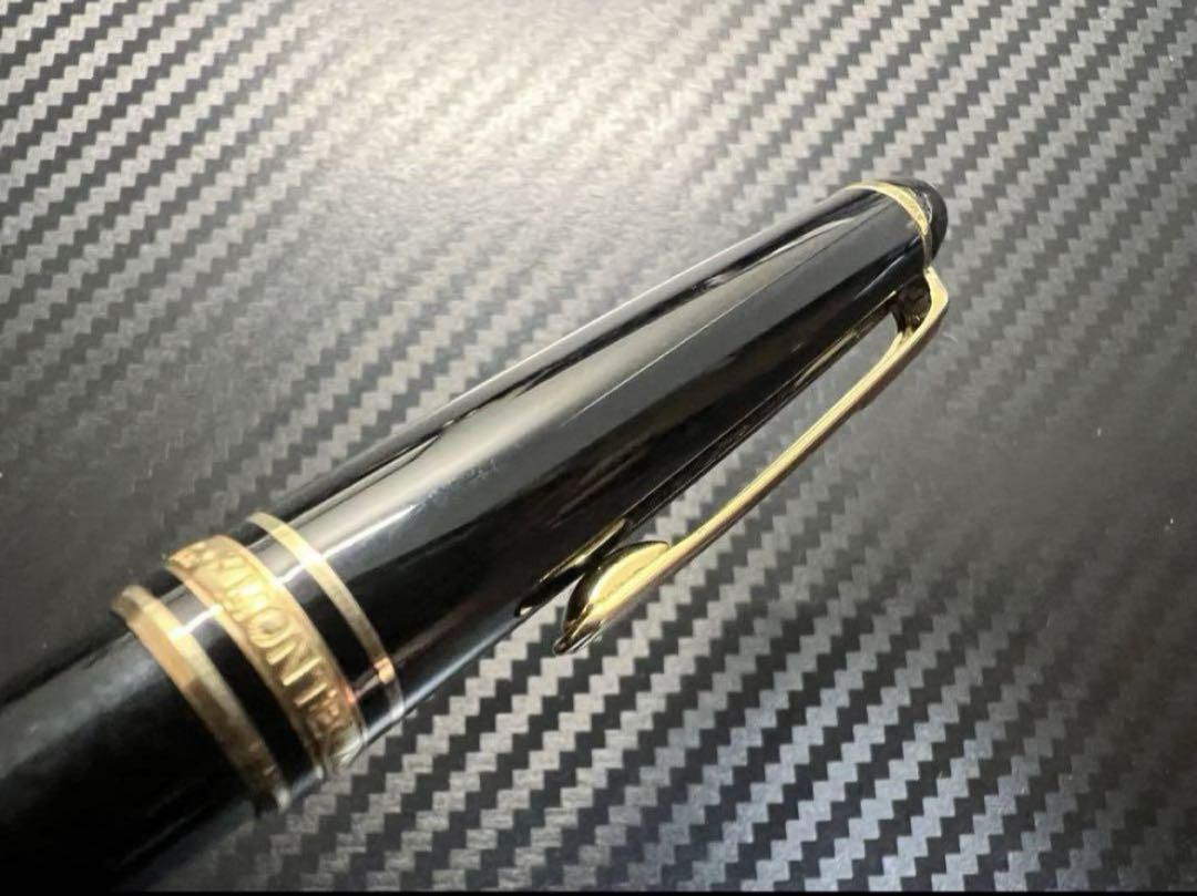 極美品 新品インク モンブラン 163 ブラック×ゴールド ボールペン