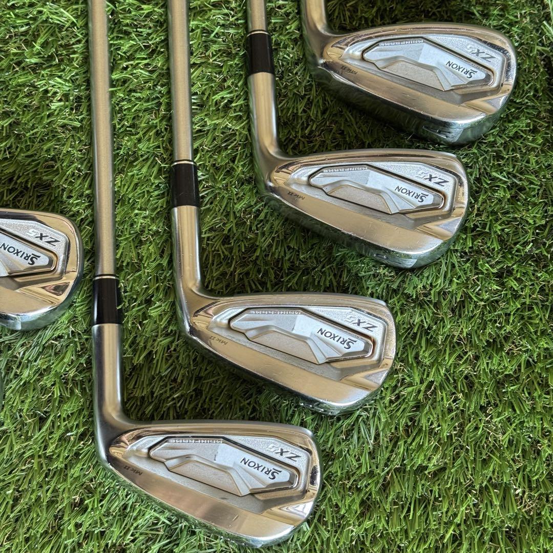 【値下げ】【カーボン 7本 セット】ZX5 Mk2 アイアン S SRIXON