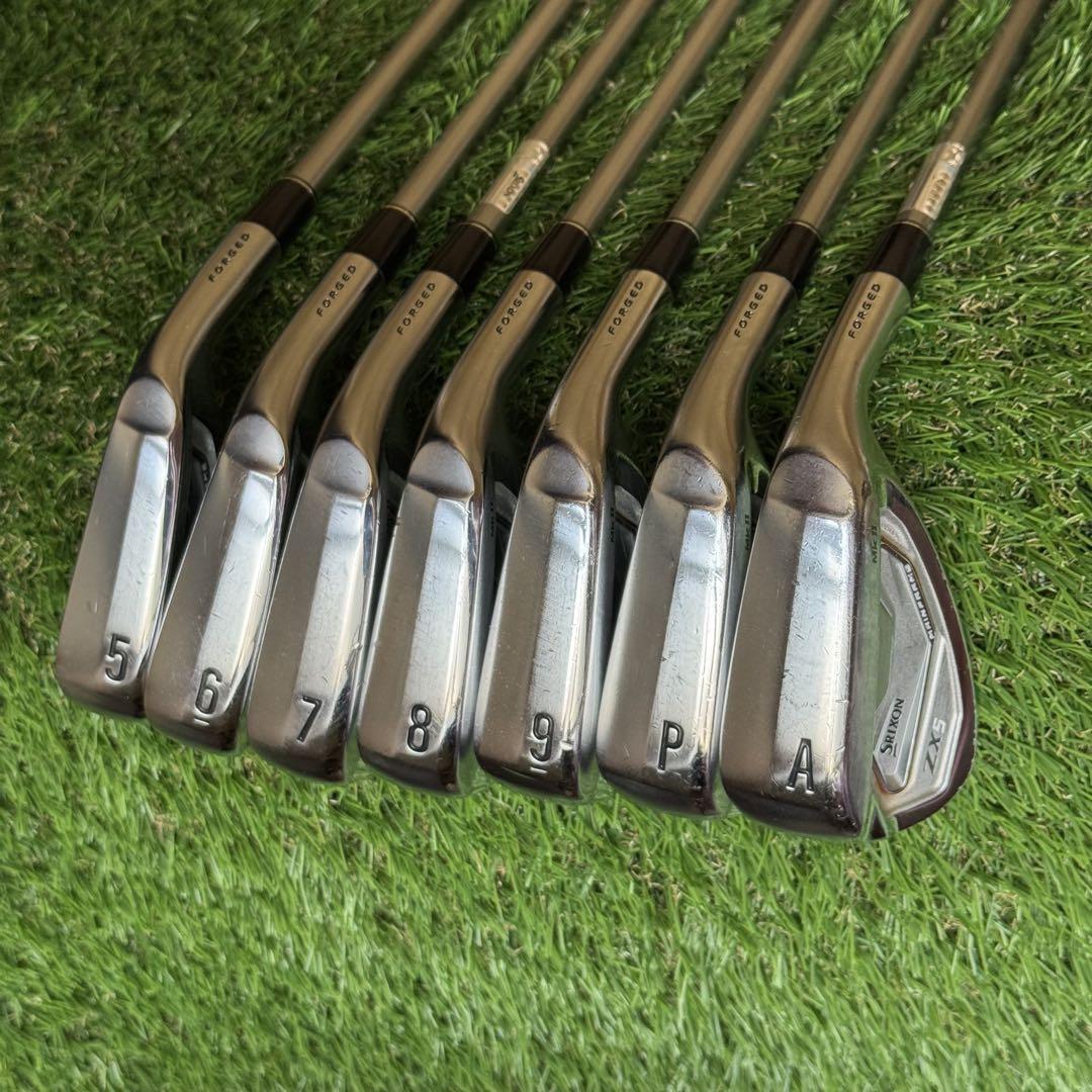 【値下げ】【カーボン 7本 セット】ZX5 Mk2 アイアン S SRIXON