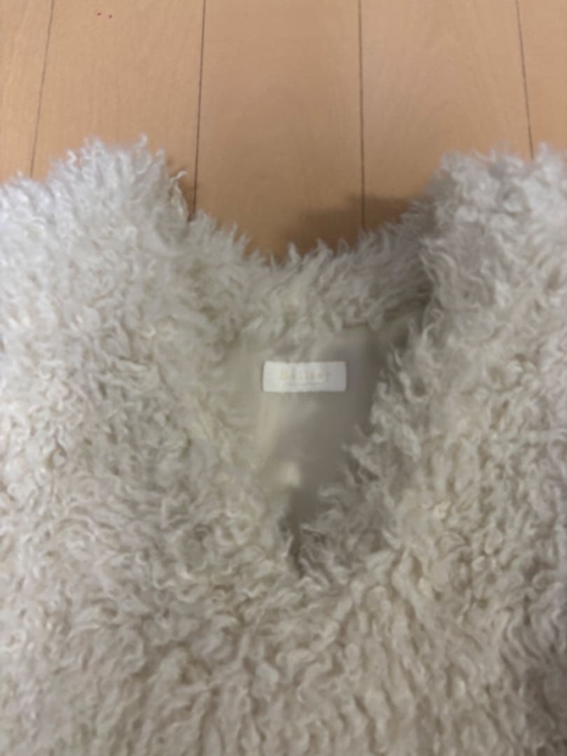 トゥモローランド ボールジィ プードルファーVネックベスト ジレ36