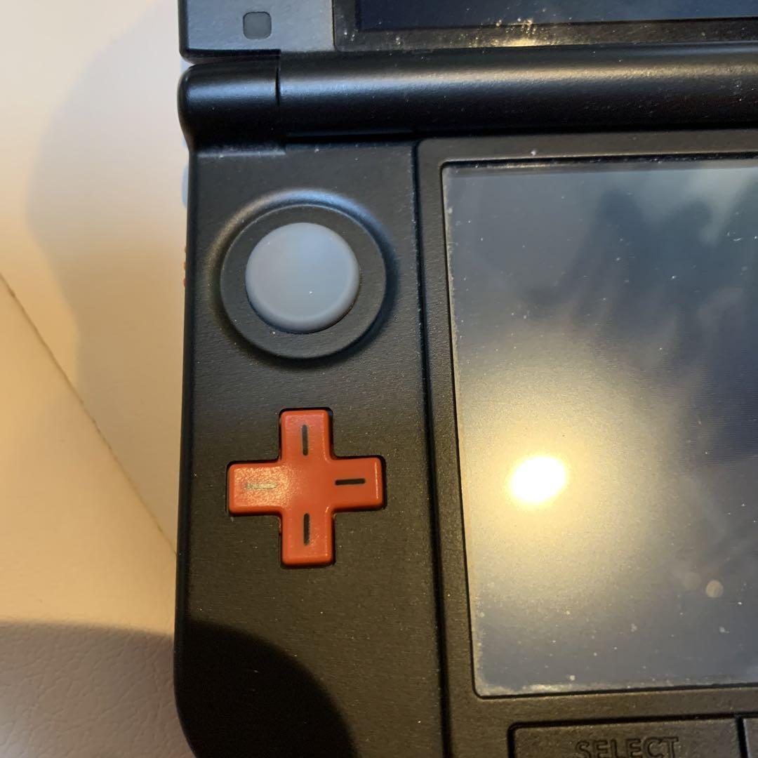 3DS ニンテンドー3DS LL オレンジ×ブラック 充電器付き