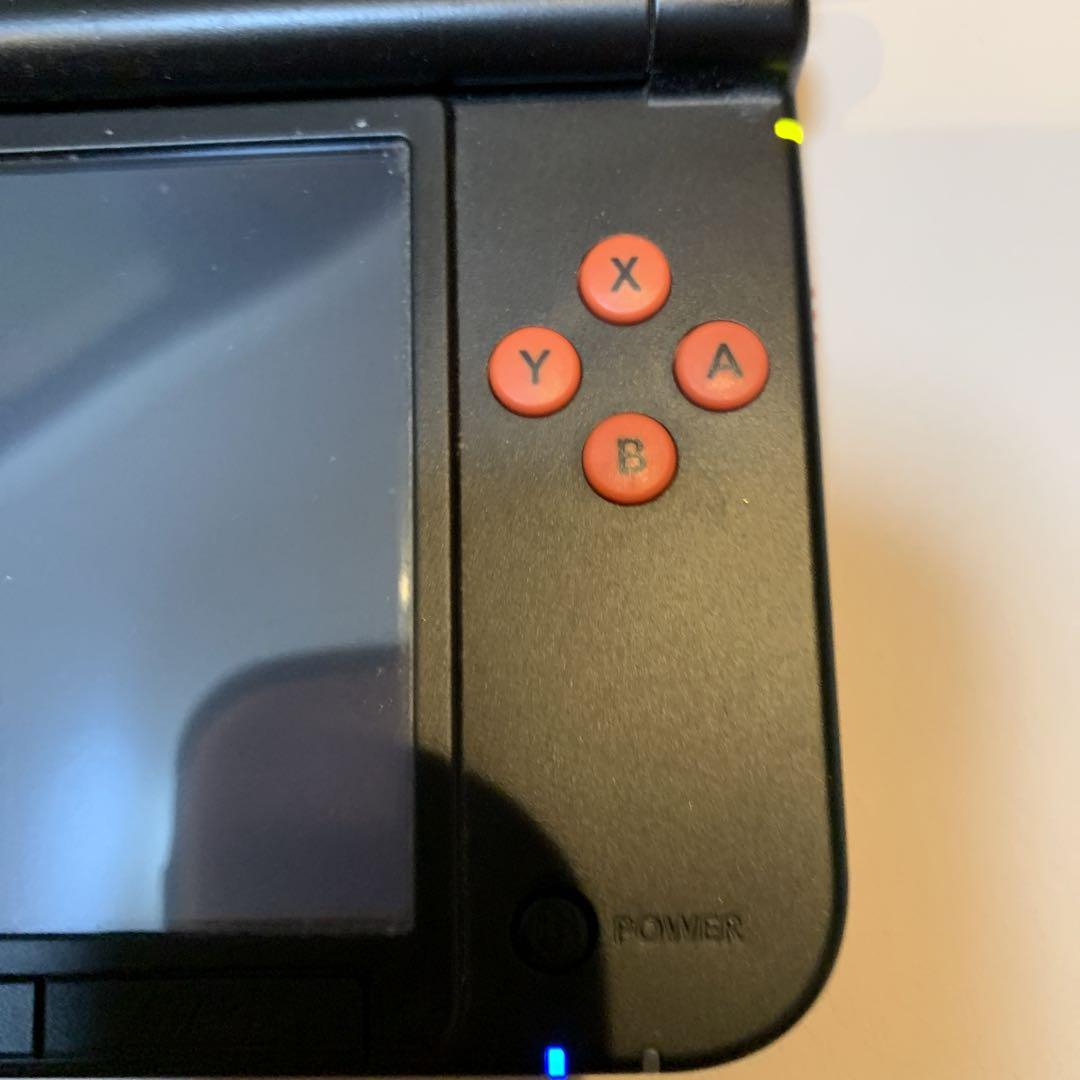 3DS ニンテンドー3DS LL オレンジ×ブラック 充電器付き
