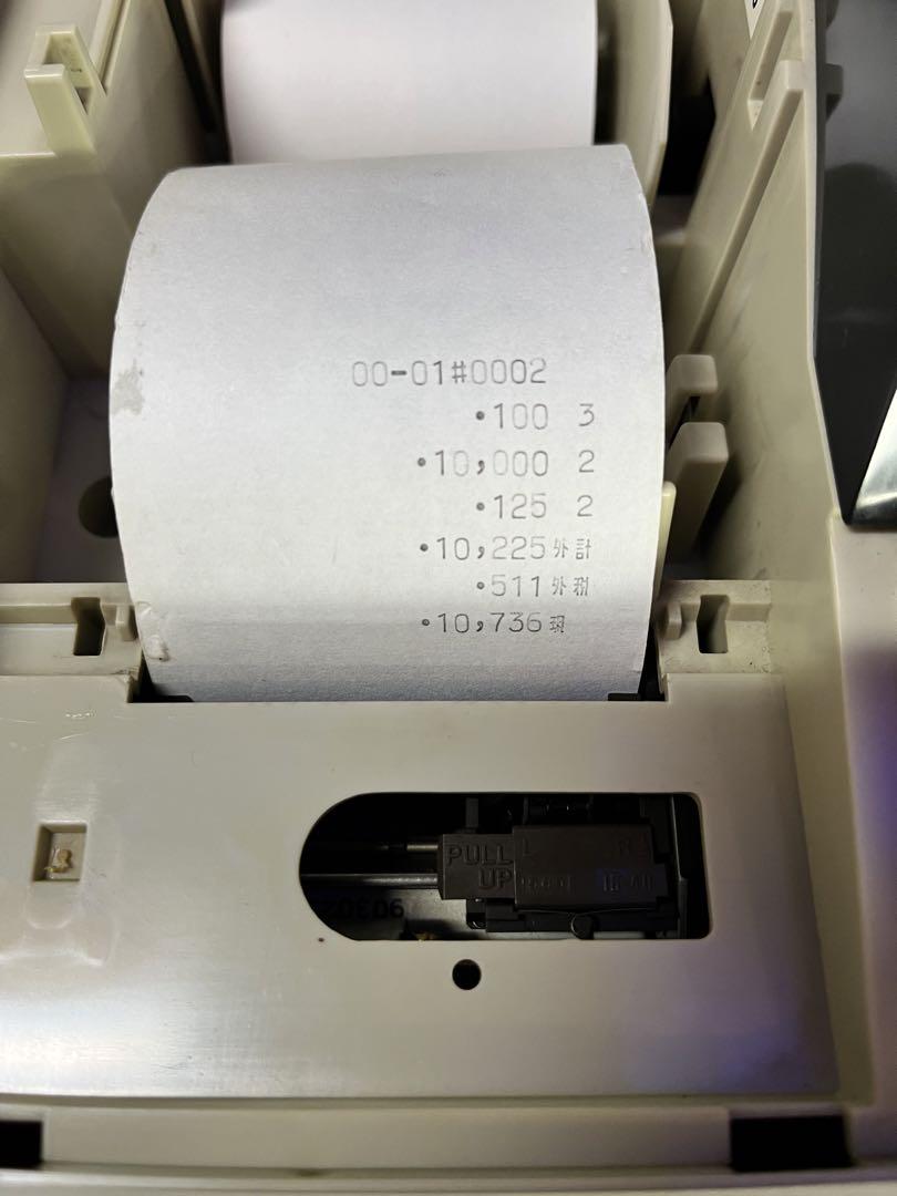中古品】CASIO/カシオ レジスター 107ER レジ 動作品 鍵付き