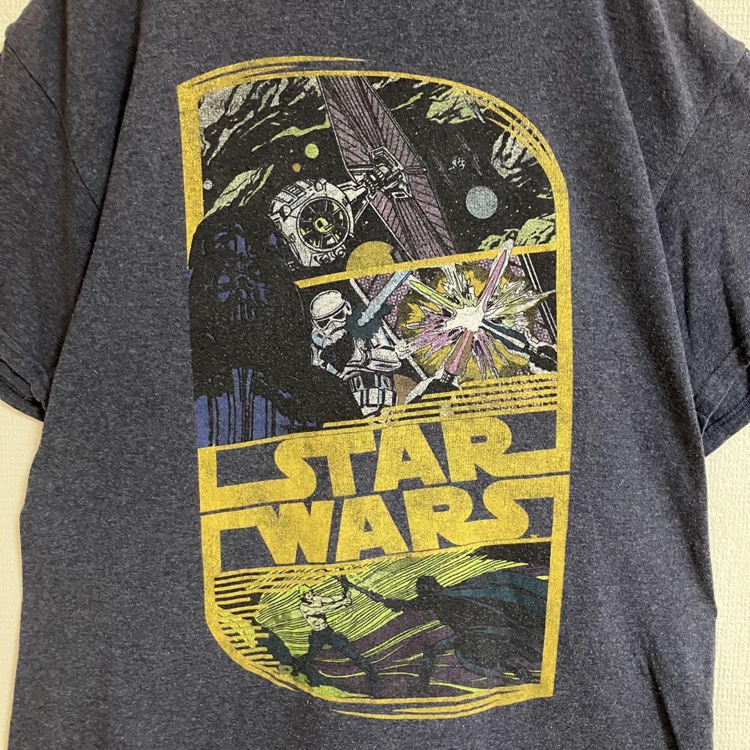 スターウォーズ 旧3部作 ダースベイダー ムービー霜降りTシャツtシャツ 映画