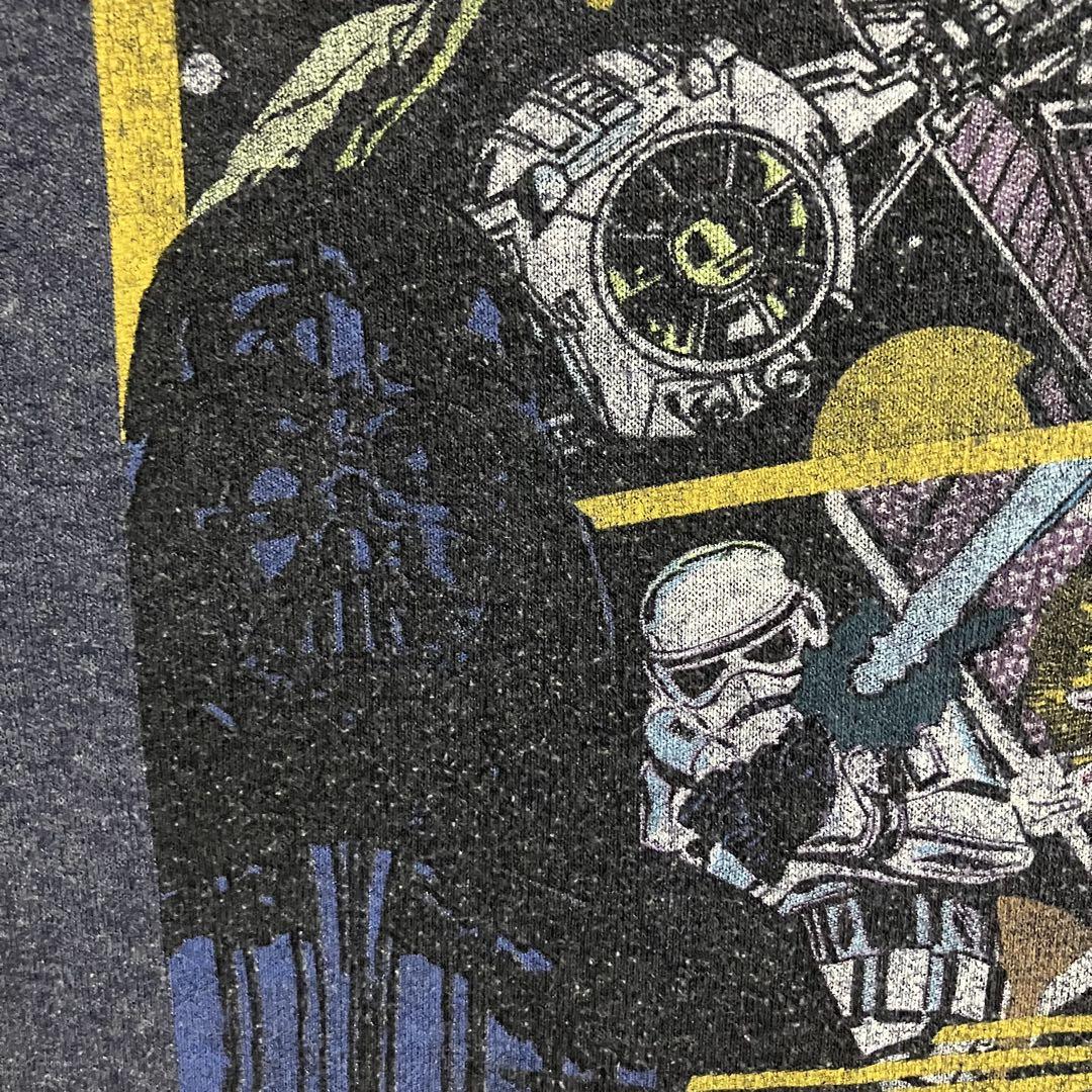 スターウォーズ 旧3部作 ダースベイダー ムービー霜降りTシャツtシャツ 映画