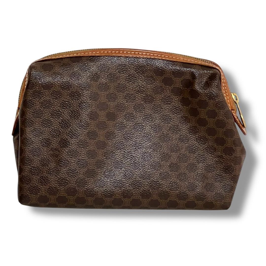 美品 CELINE セリーヌ マカダム　ポーチ
