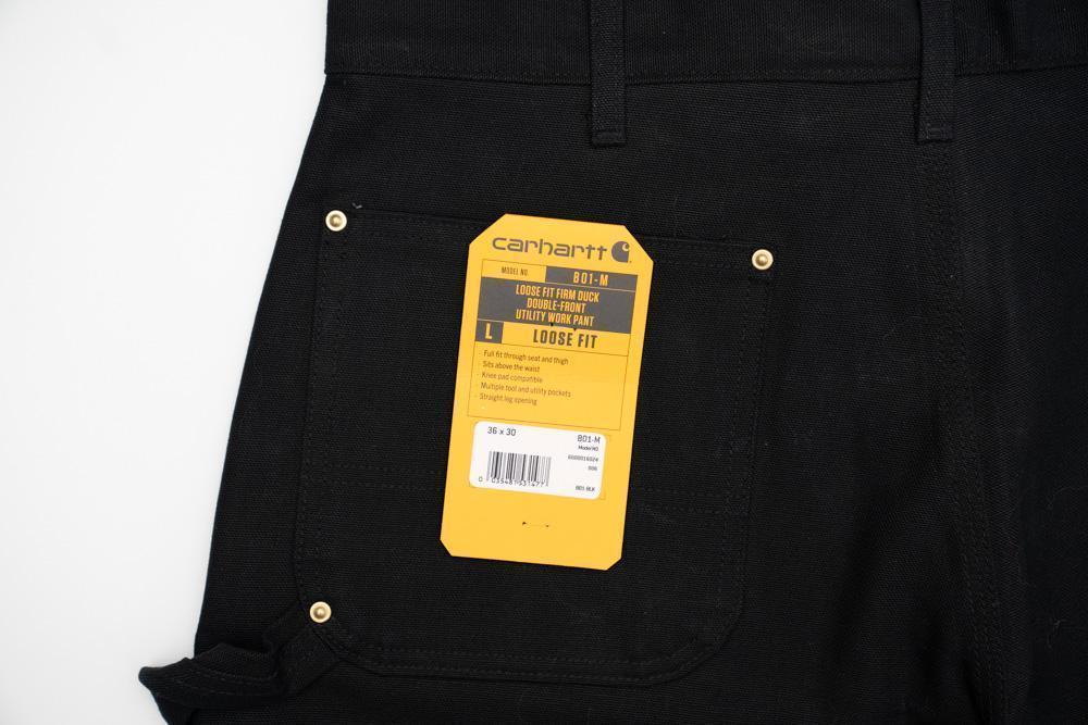 carhartt ダブルニー デッドストック 黒 mexico製 36×30