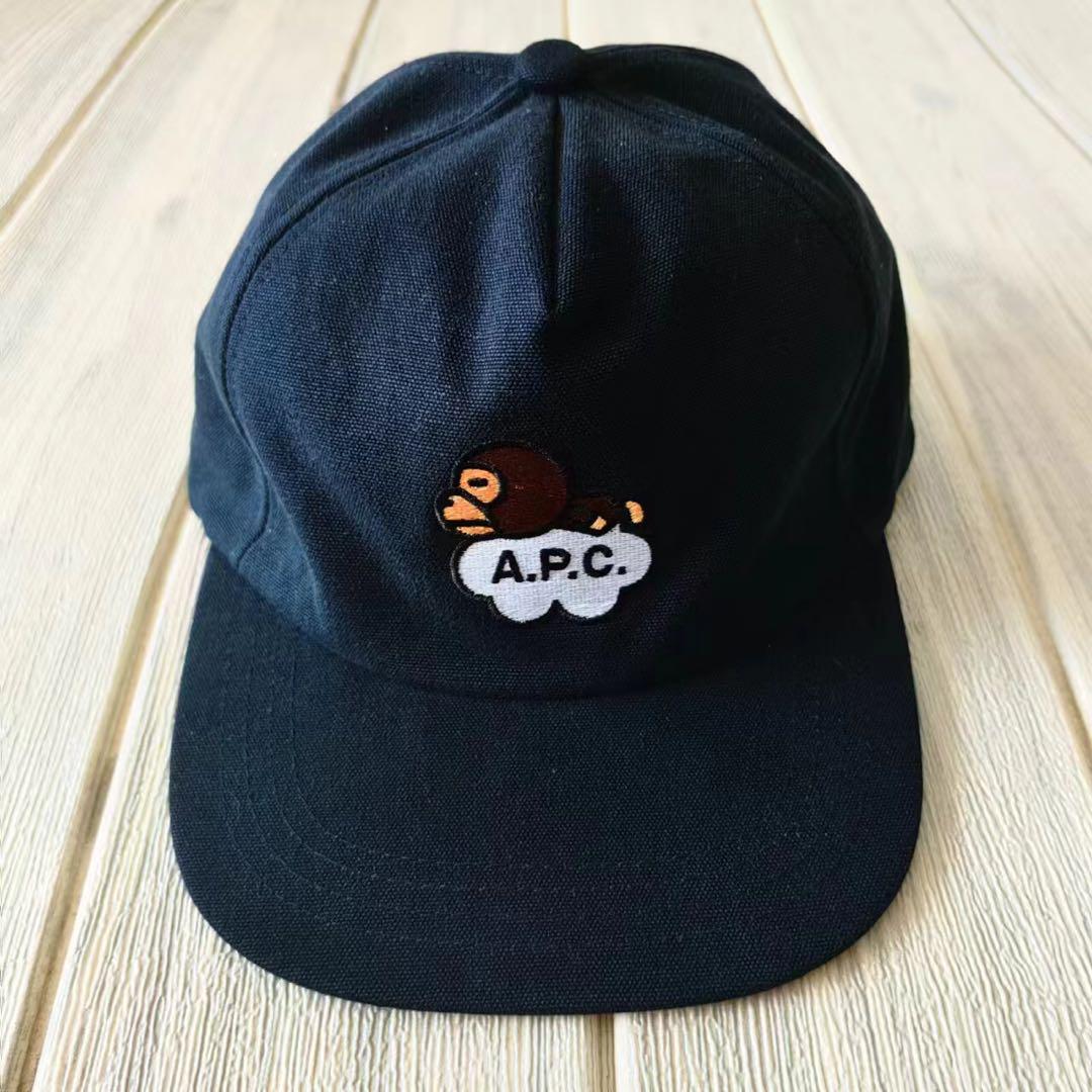 A BATHING APE A.P.C コラボ ベースボールキャップキャップ