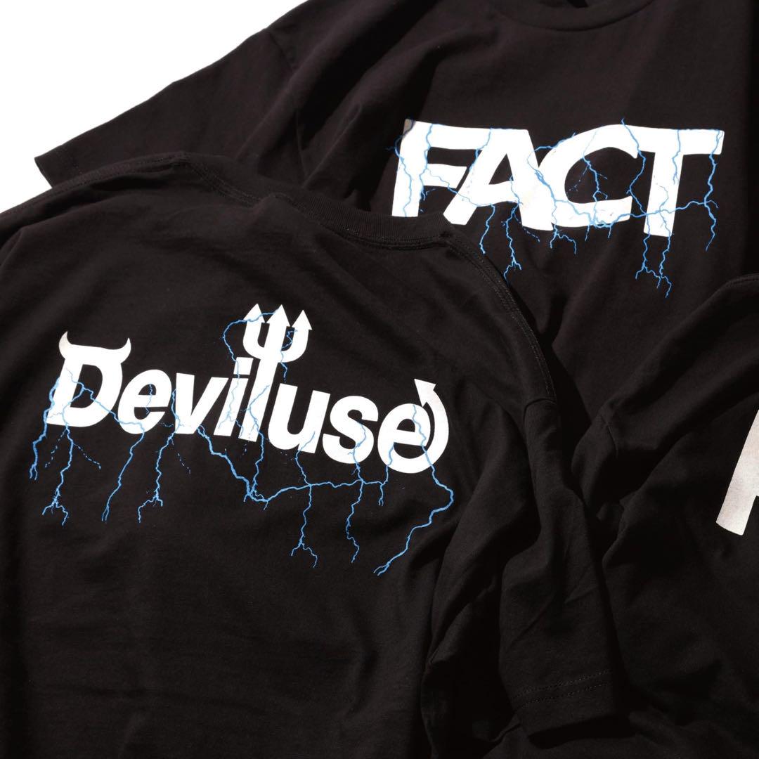 deviluse FACT限定コラボ　Tシャツ XL FACT × Deviluse Tシャツ サイズXL - メルカリ