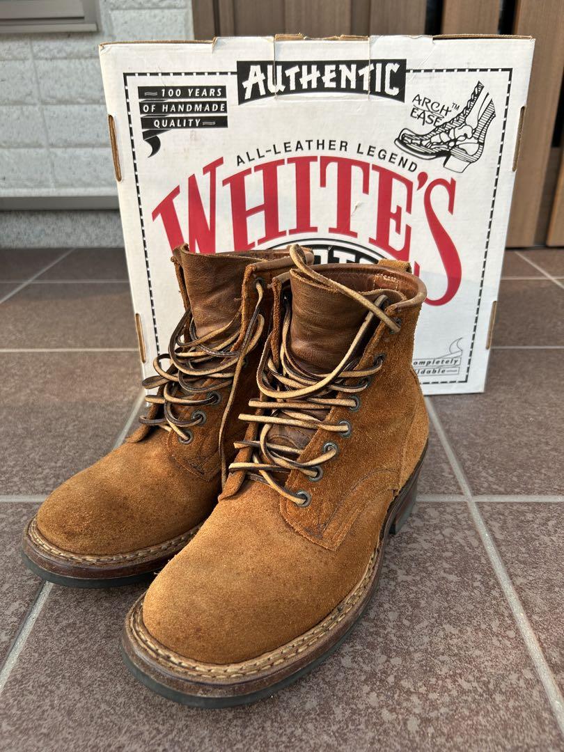 White's ホワイツブーツ　スモークジャンパー　ラフアウト　7 1/2E