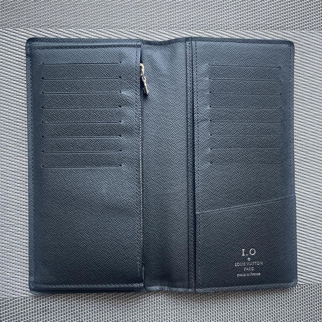 ルイ ヴィトン タイガ ポルトフォイユ ブラザ ノワール 財布 極美品 ルイヴィトン タイガ ポルトフォイユ ブラザ ノワール 長