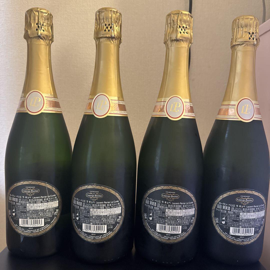 Laurent-Perrier La Cuvée Brut 4本セット - メルカリ