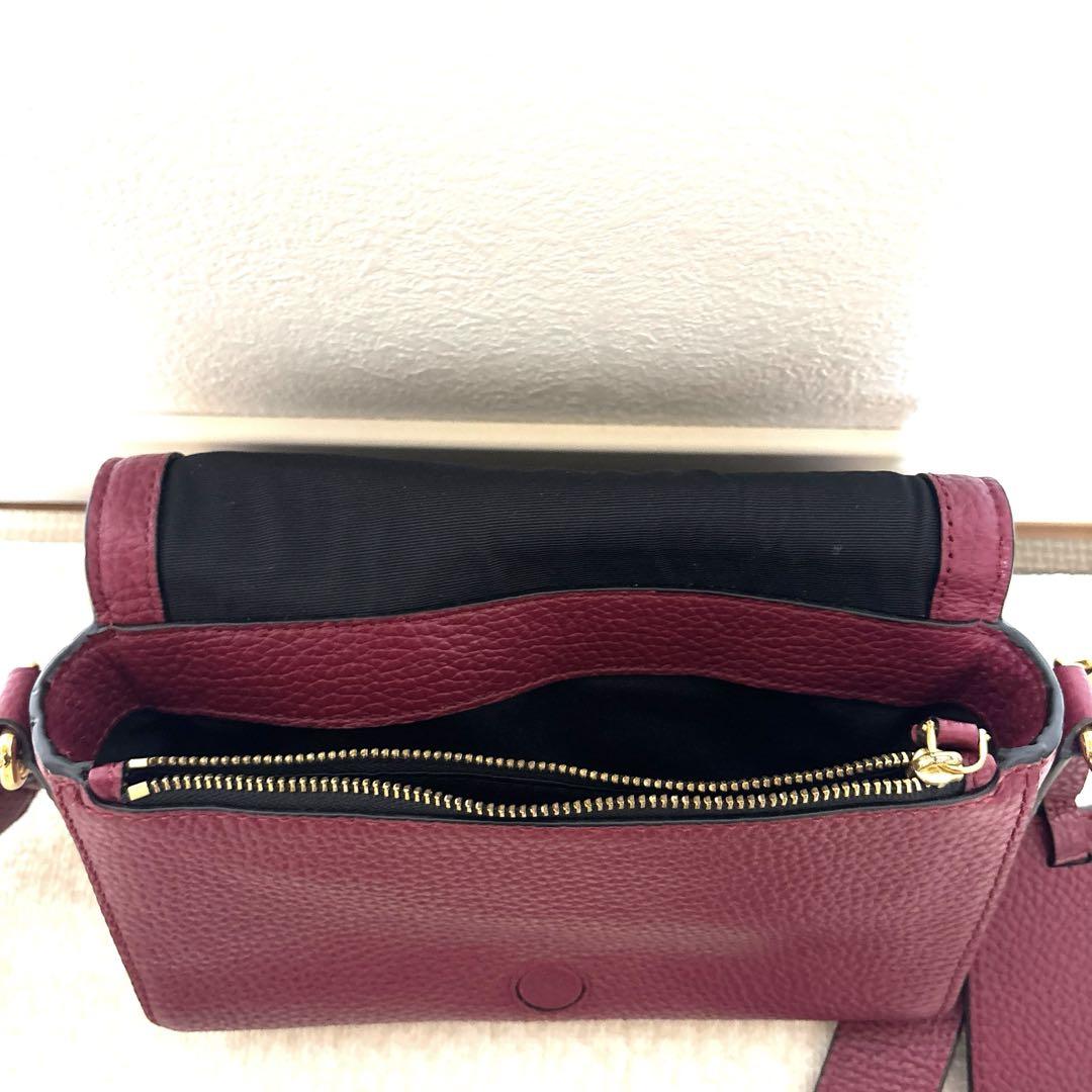MARC JACOBS バーガンディ ショルダーバッグ