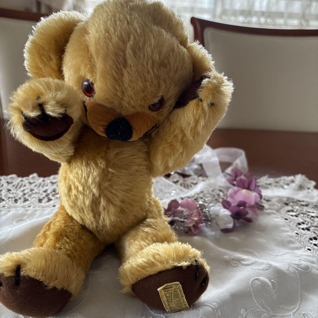 メリソートチーキー　ビンテージテディベア　25cm
