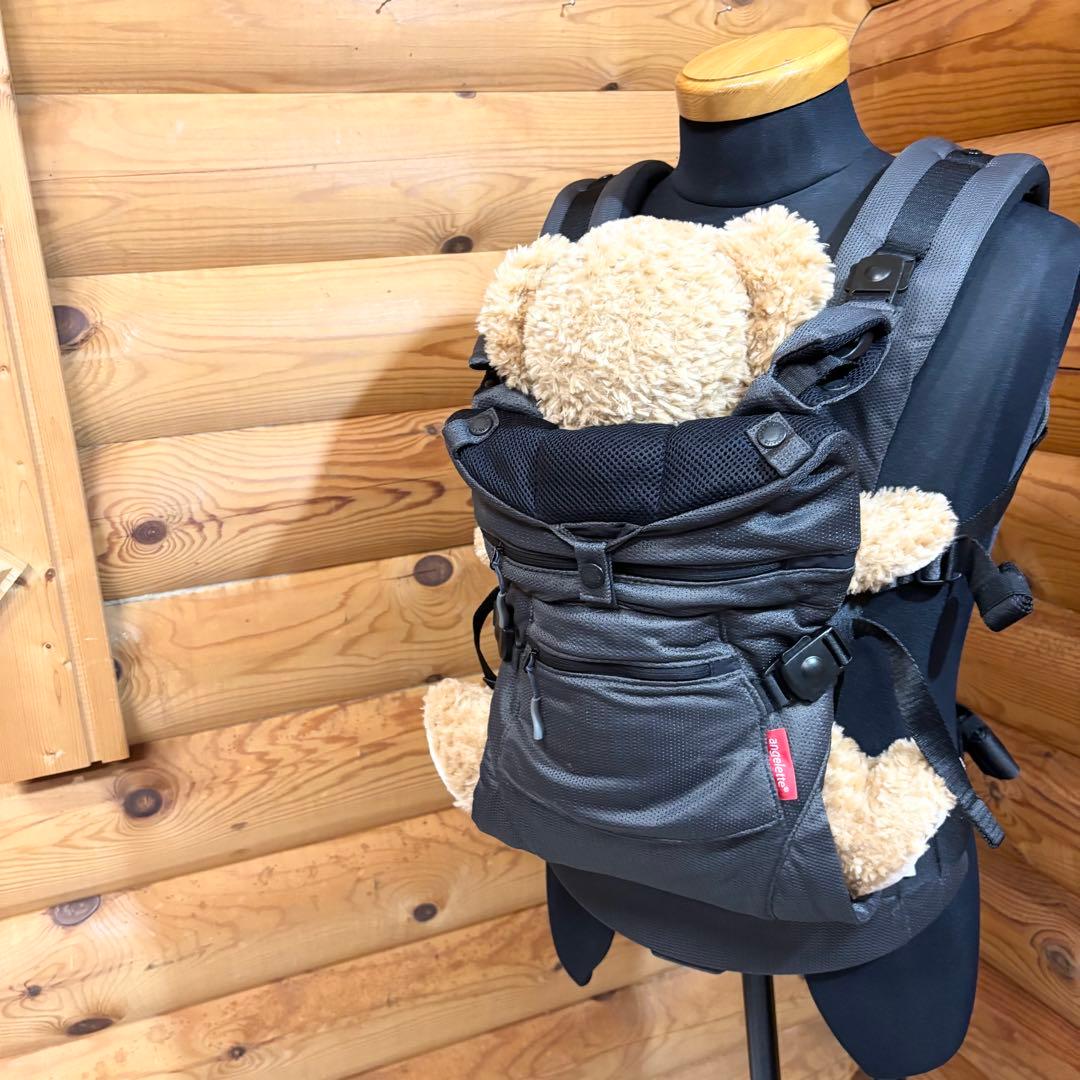 【美品】angelette アンジェレッテ 抱っこ紐 クアトロエアー3.2