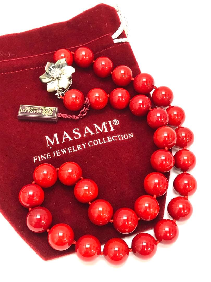 MASAMI ファインジュエリー イミテーション珊瑚ネックレス　18705801