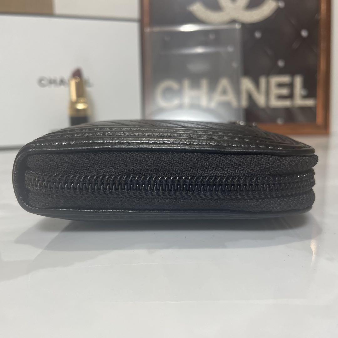 シャネル⭐️CHANEL⭐️ボーイシャネル⭐️キャビアスキン⭐️長財布⭐️美品⭐️