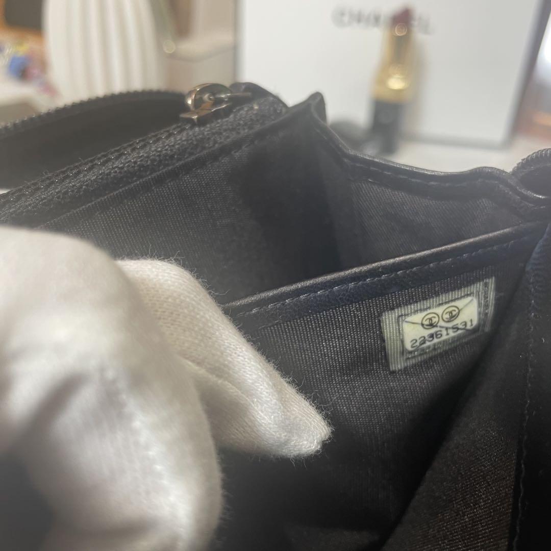シャネル⭐️CHANEL⭐️ボーイシャネル⭐️キャビアスキン⭐️長財布⭐️美品⭐️