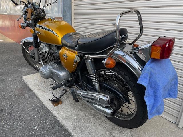 cb750four k2以降？ グラブバー、タンデムバー CB750Kタンデムバー メッキ/ グラブバー/CB750four - メルカリ
