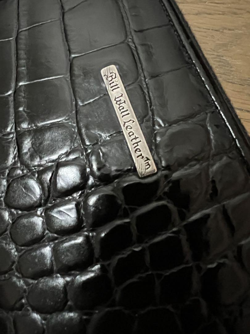 ビルウォール　billwallleather アリゲーター　希少　長財布　bw