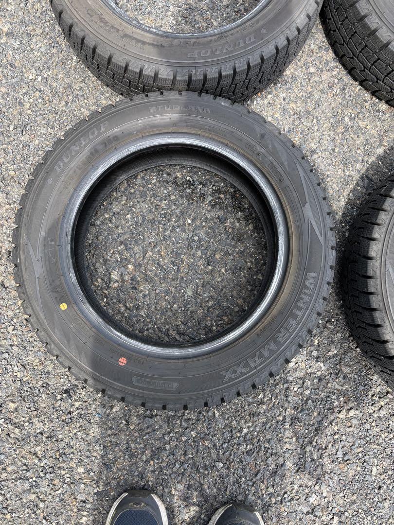 ダンロップスタッドレスタイヤ WM02 155/65R14 4本セット