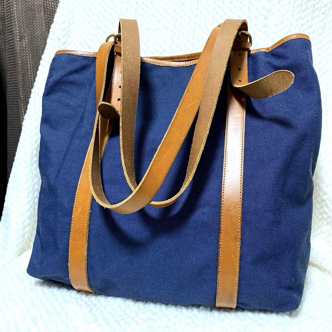 美品 現行 IL BISONTE イルビゾンテ ビジネス トートバッグ メンズ