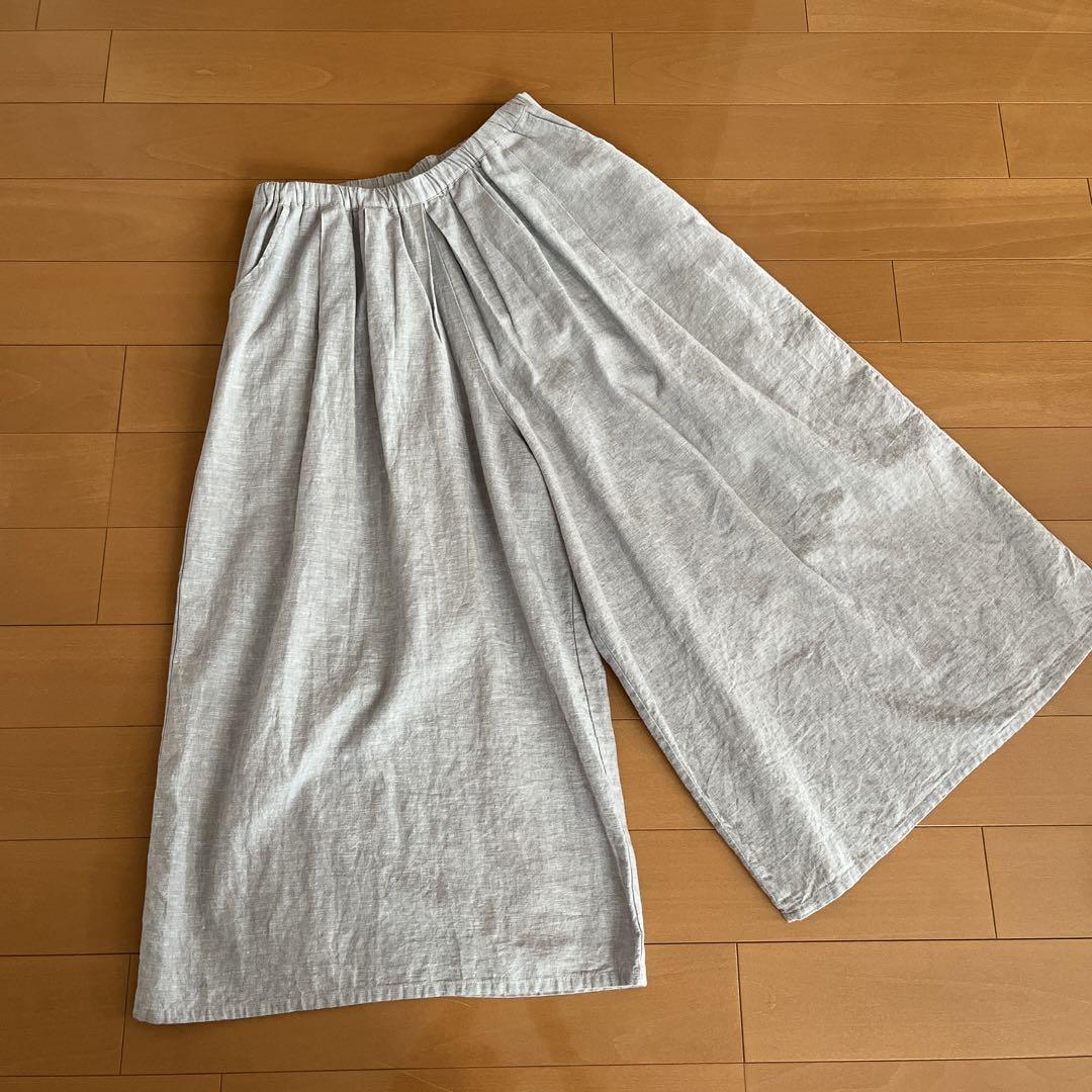 cloud nine クラウドナイン リネン ワイドパンツ ガウチョ