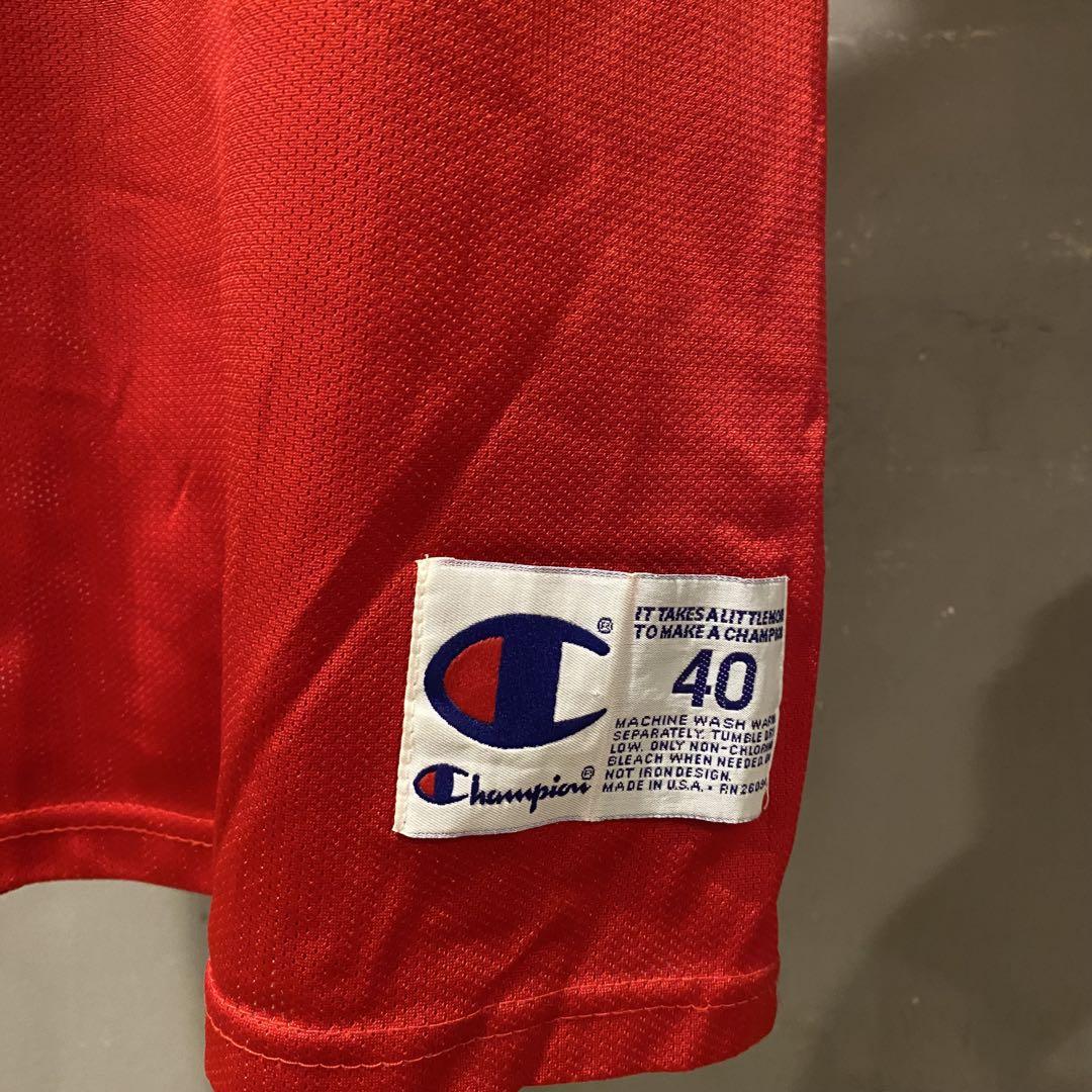 【送料無料】 USA製 90s Champion ウェア ヒューストンロケッツ NBAタンクトップ ウェア