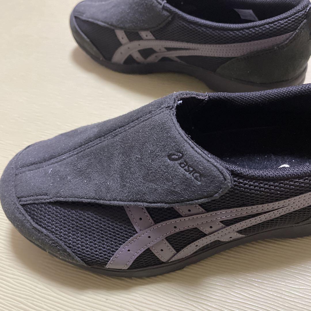 新品ASICS 室外用介護シューズ 黒