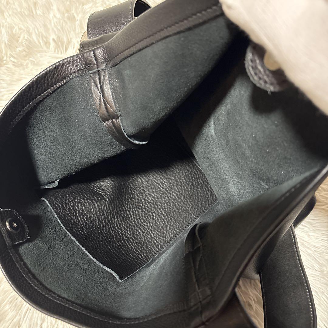 エンダースキーマ　one side belt bag 黒　ショルダーバッグ