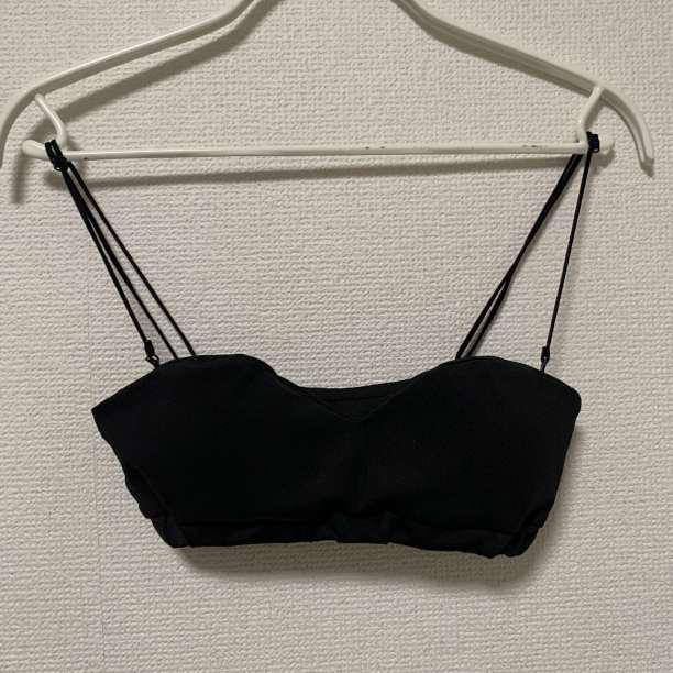 AKTE　アクテ　チューブブラトップ　黒 美品 インナー チューブブラトップ | AKTE