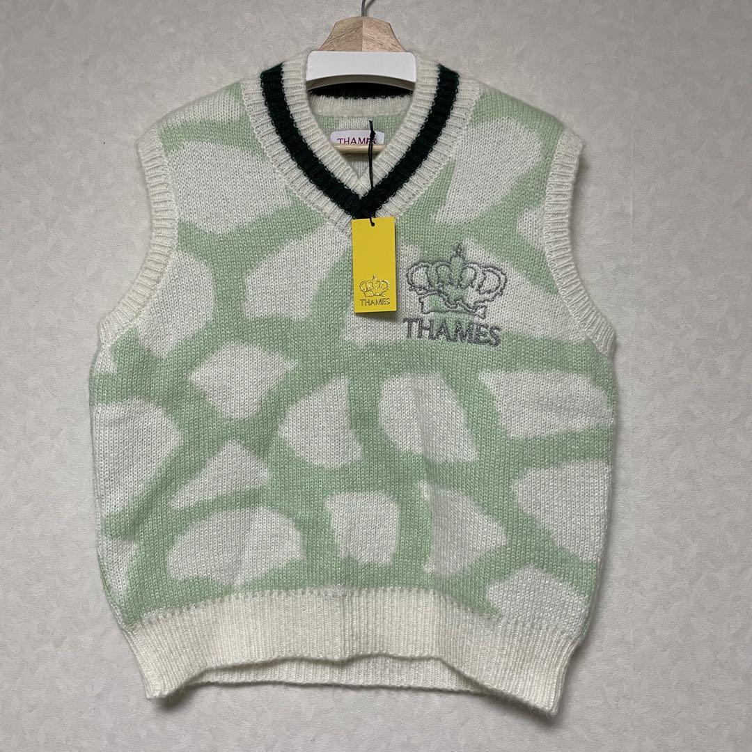 THAMES MMXX. オフホワイト&グリーン Herbivore II