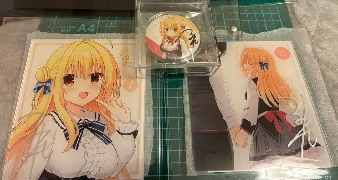 ハミダシクリエイティブ　神田柑凪　缶バッジ　直筆サイン入り　宇都宮つみれ先生 まどそふと 和泉妃愛 宇都宮つみれ 直筆サイン 3点 ハミダシ