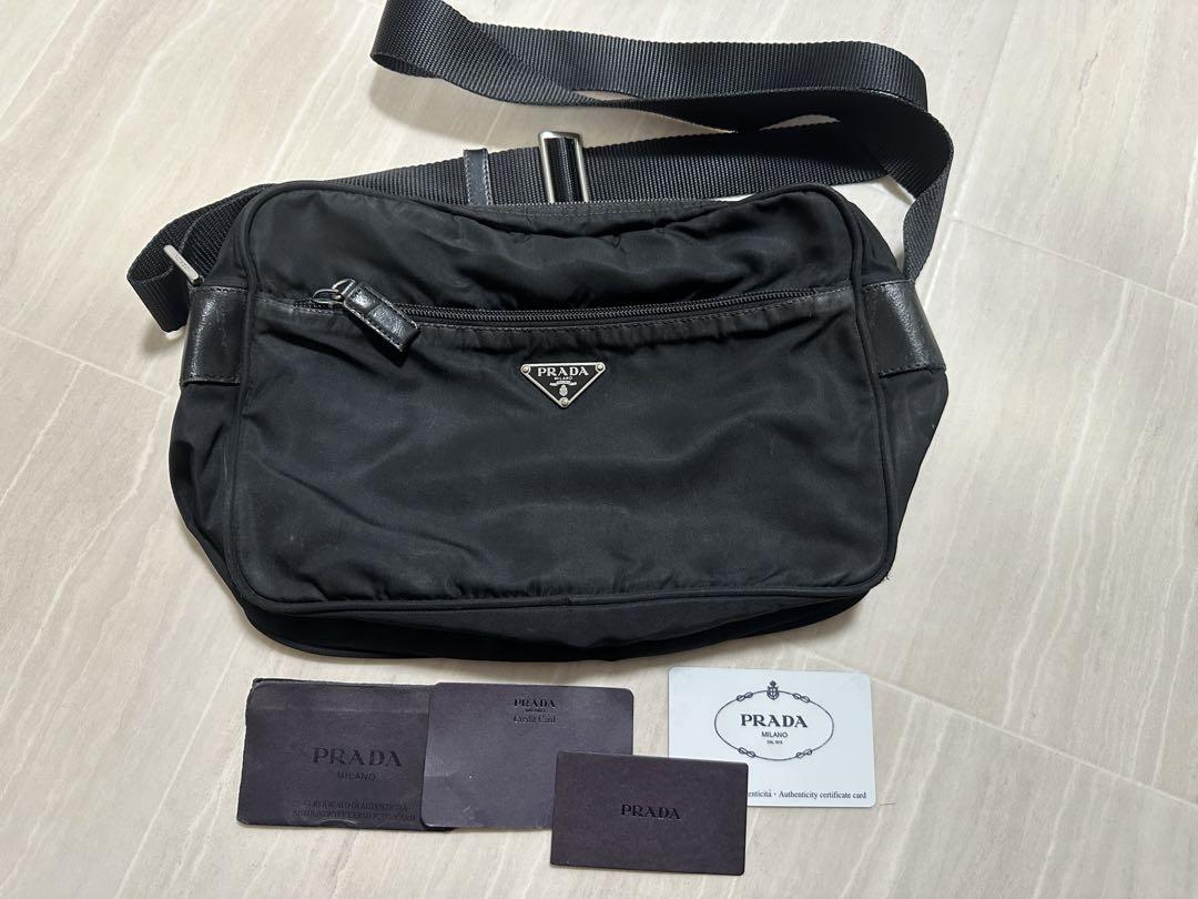【18％OFF】 ナイロン PRADA プラダ ショルダーバッグ NERO VELA B10140 バッグ