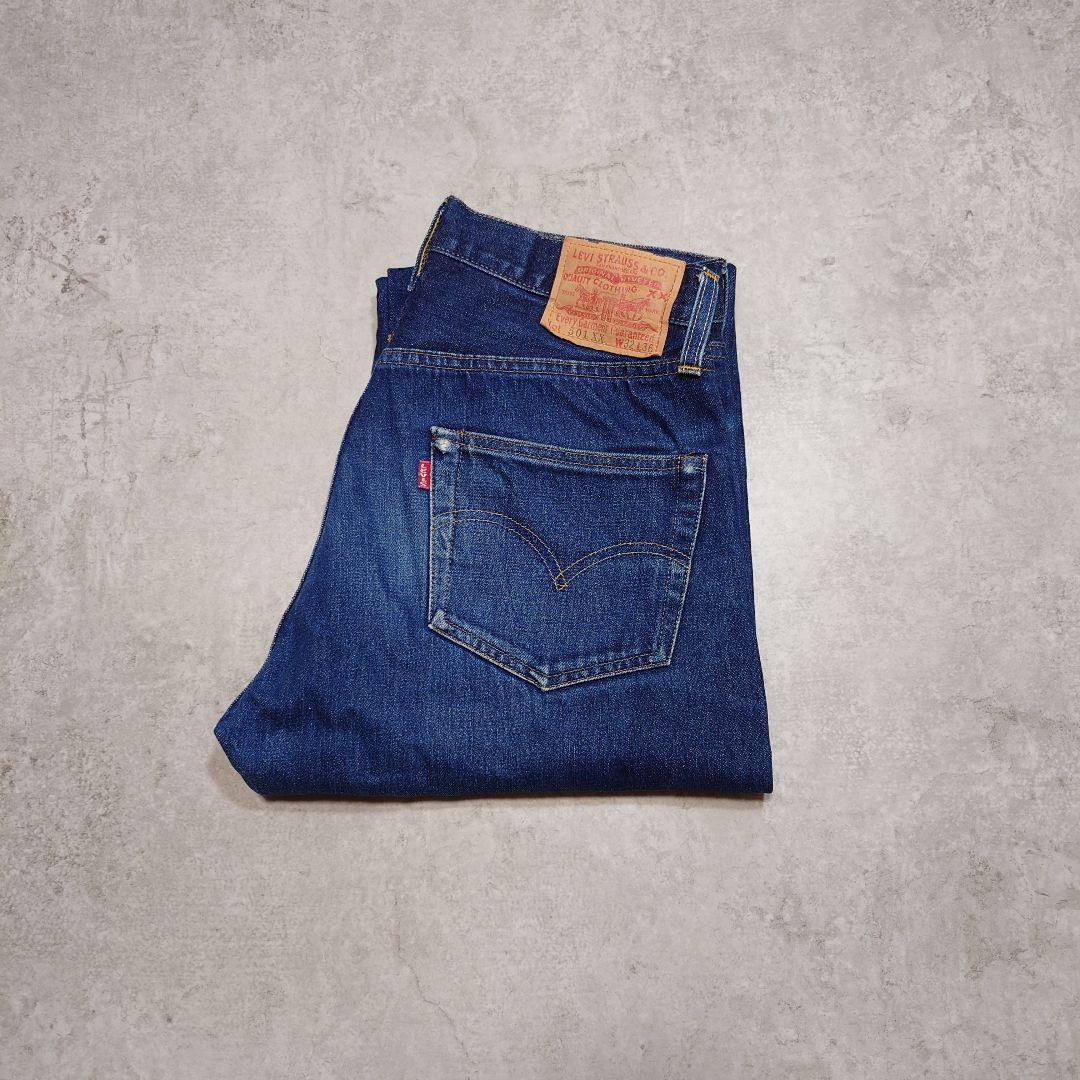 90s Levi's 501xx USA製 バレンシア 濃紺 赤耳 W32