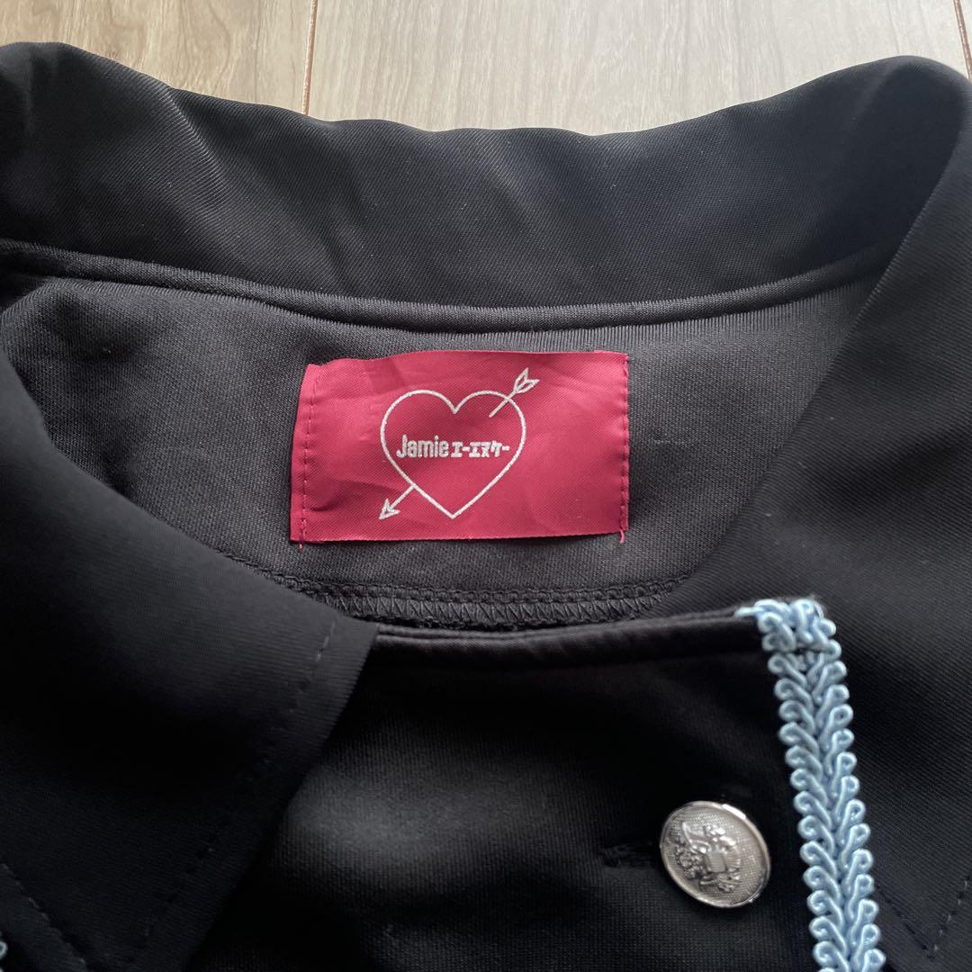 【良品】Jamie エーエヌケー ゴシックバラ刺繍ワンピース　M ロリータ 黒
