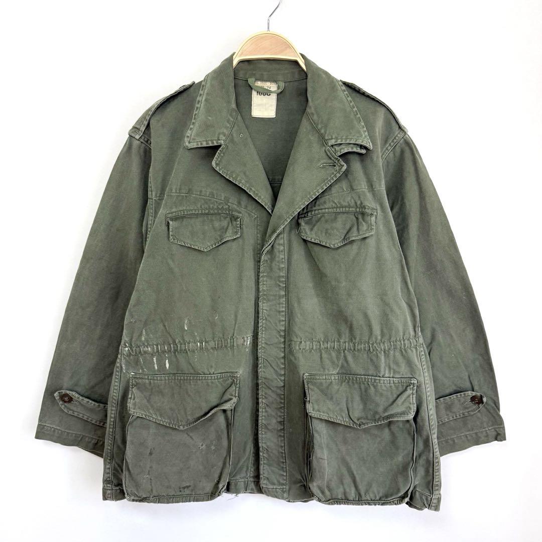 50s フランス軍 前期 ミリタリー M-47 フィールドジャケット S113
