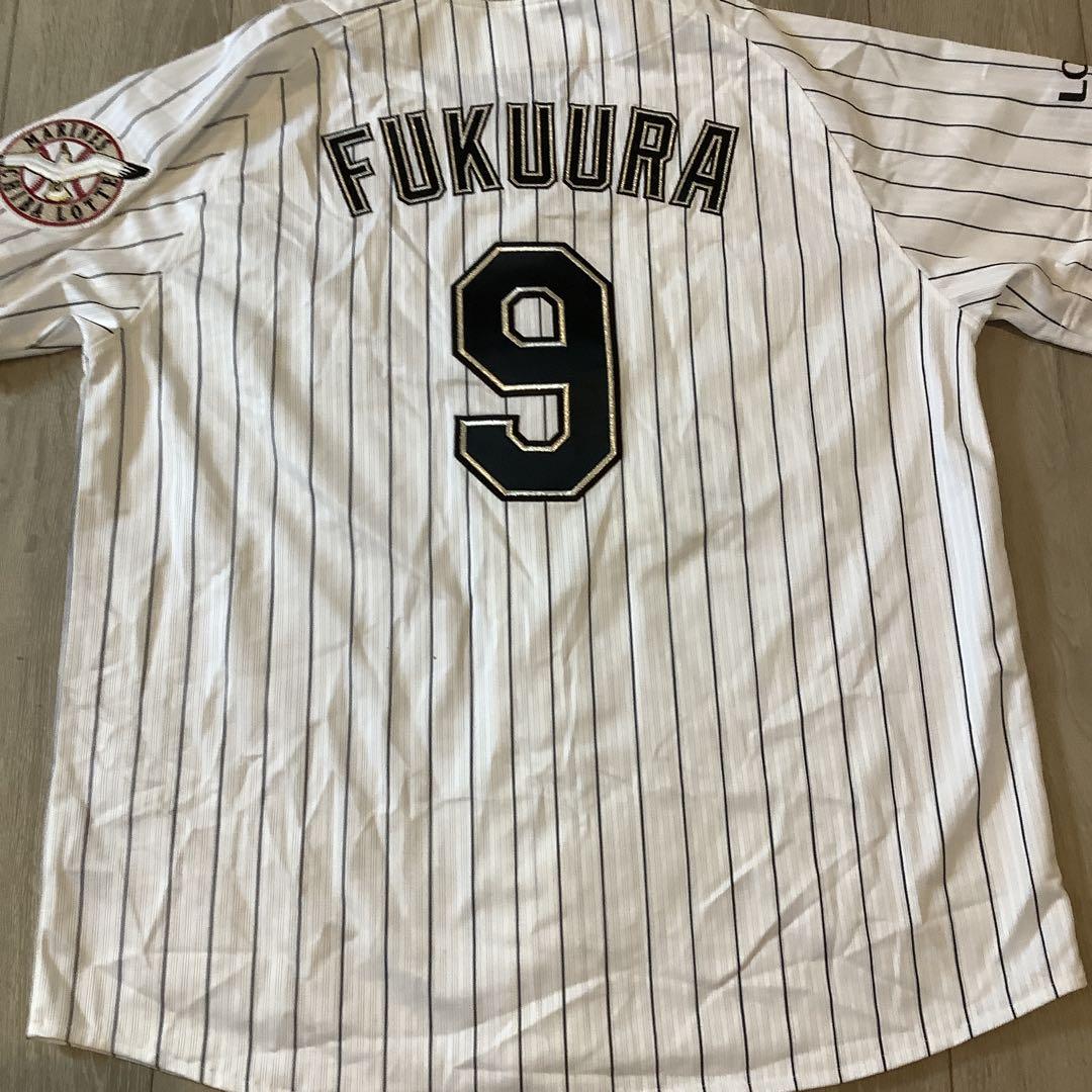 無料発送 福浦和也 千葉ロッテマリーンズ ユニフォーム 未使用 Lサイズ 応援グッズ