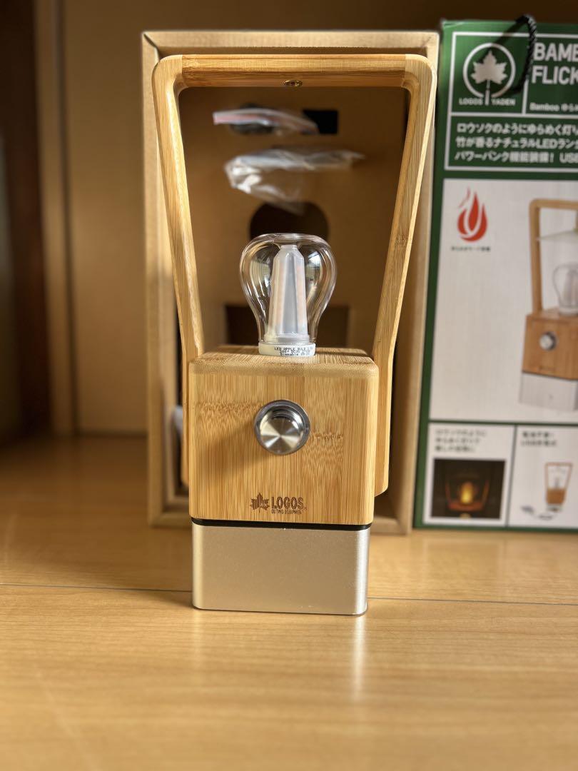 ライト・ランタン LOGOS Bamboo Kaguya Flickering Lantern