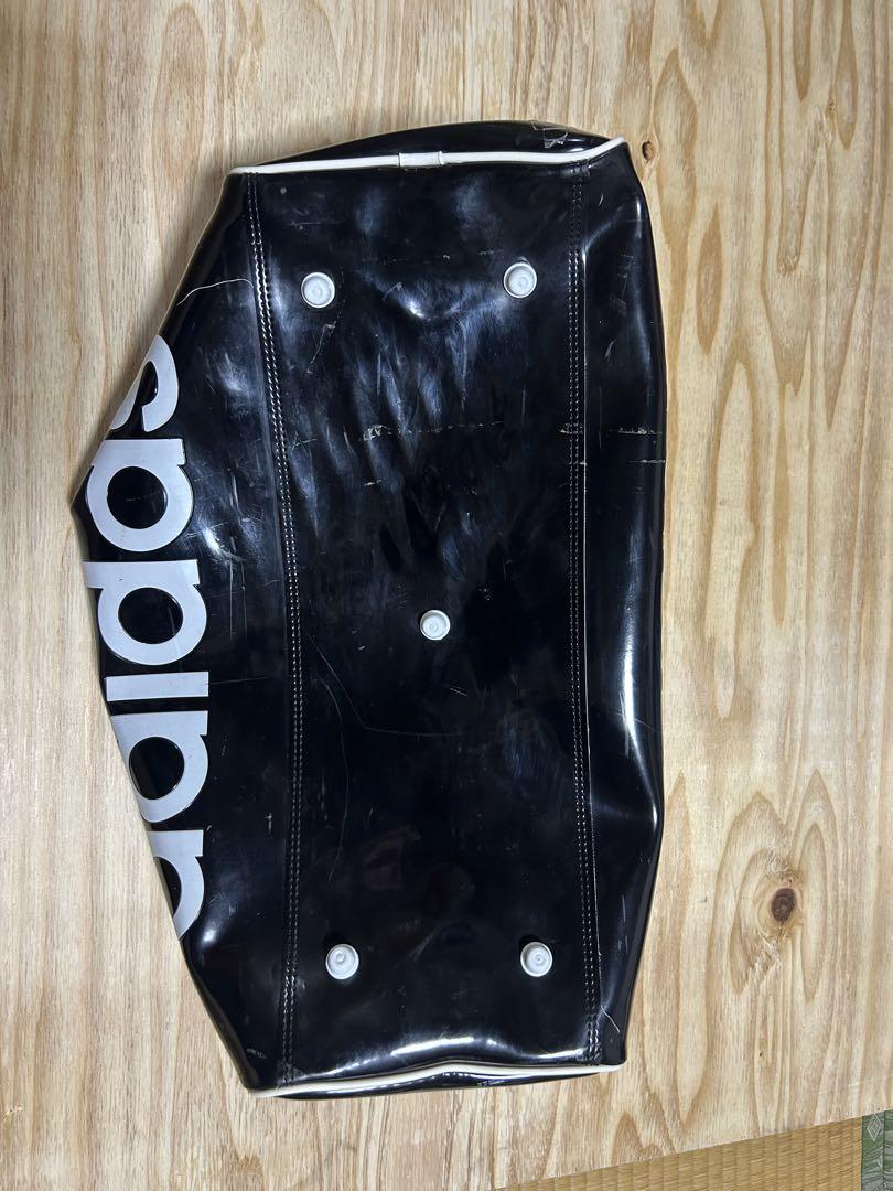 adidas エナメルボストンバッグvintage ボストンバッグ 黒　美品希少