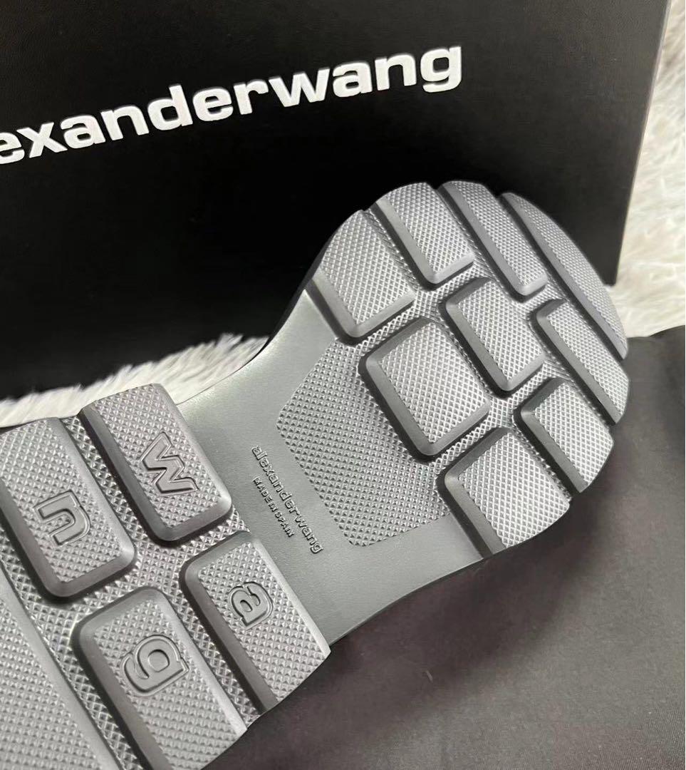 新品alexander wang 靴 プラットフォーム ローファー 【50％OFF