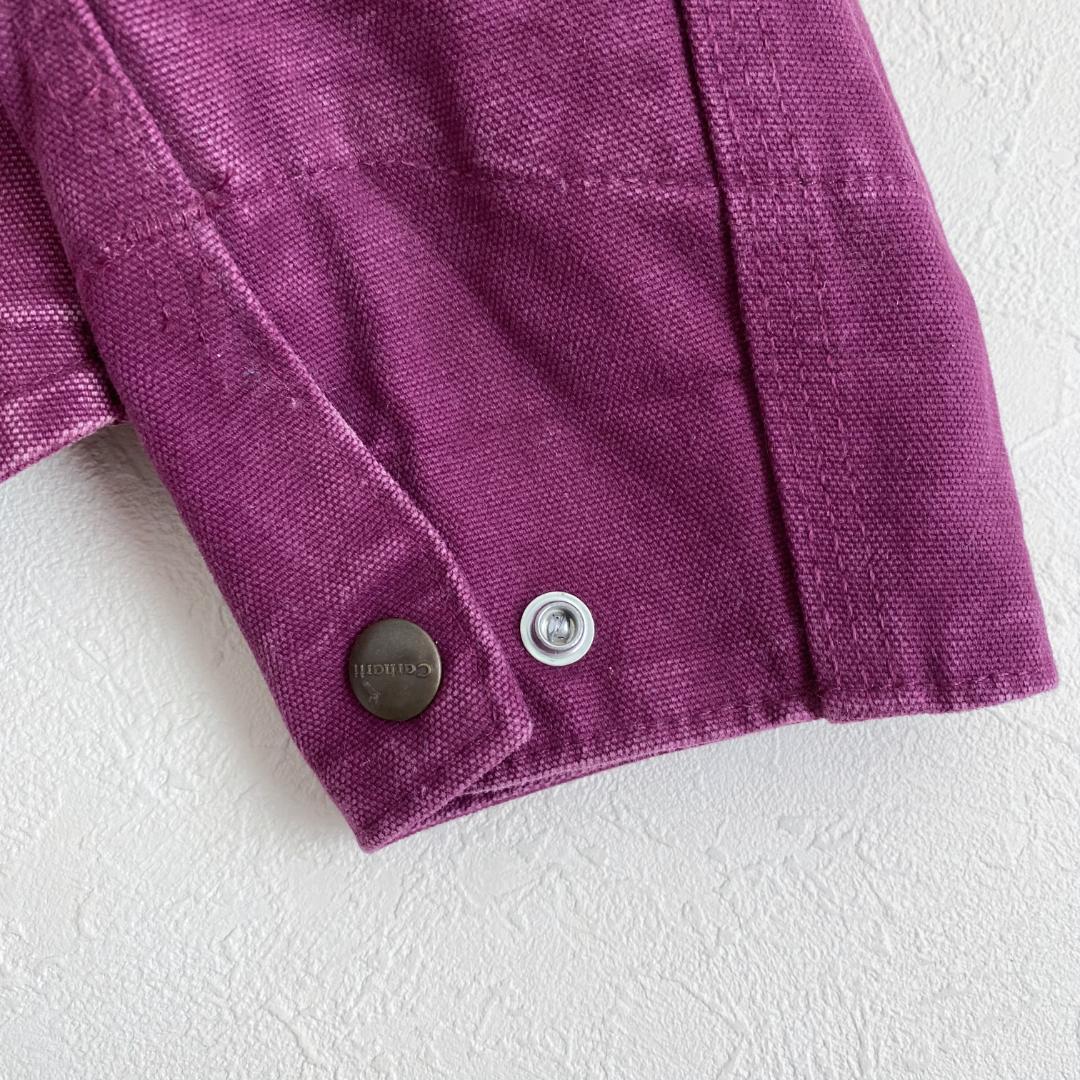 メキシコ製 carhartt カーハート ダックジャケット 裏ボア パープル