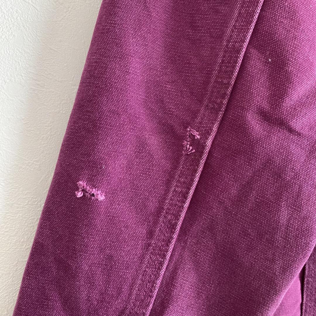 メキシコ製 carhartt カーハート ダックジャケット 裏ボア パープル
