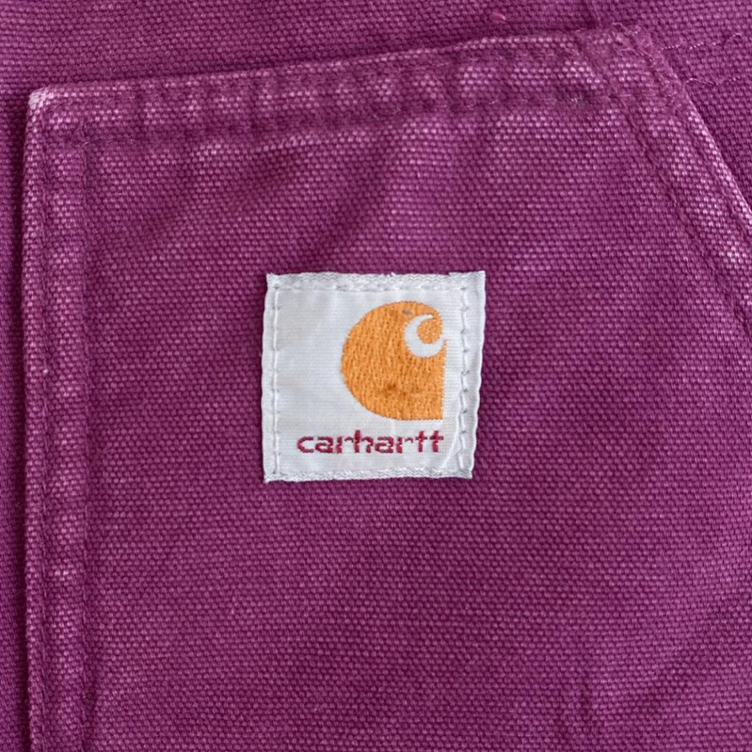 メキシコ製 carhartt カーハート ダックジャケット 裏ボア パープル