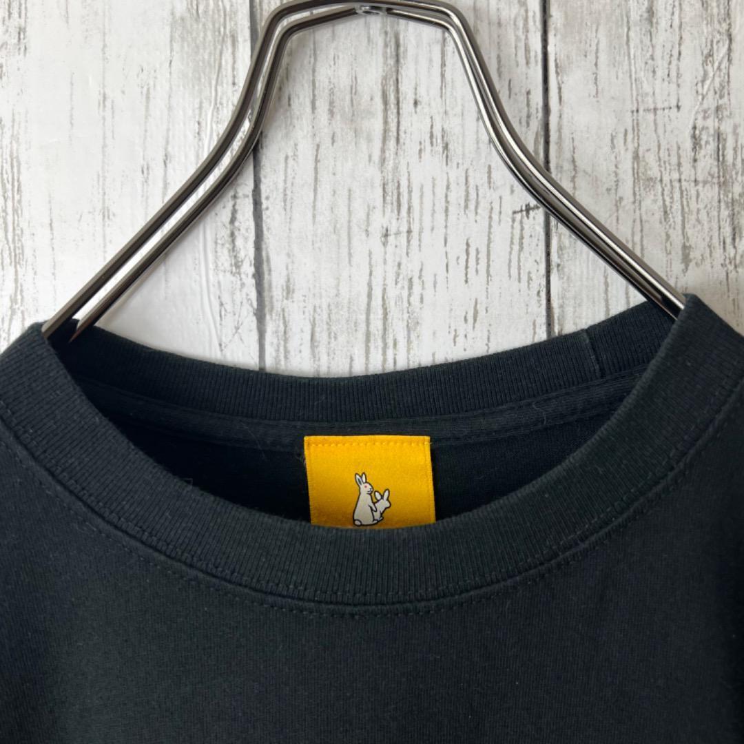 希少】FR2 頭狂色情兎 うさぎ Tシャツ L 黒 ブラック 緑 赤 レトロ