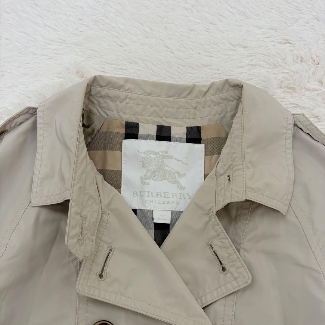 美品✨バーバリー チルドレン トレンチコート ノバチェック 14Y-164 美品✨バーバリー チルドレン トレンチコート ノバチェック 14Y-164