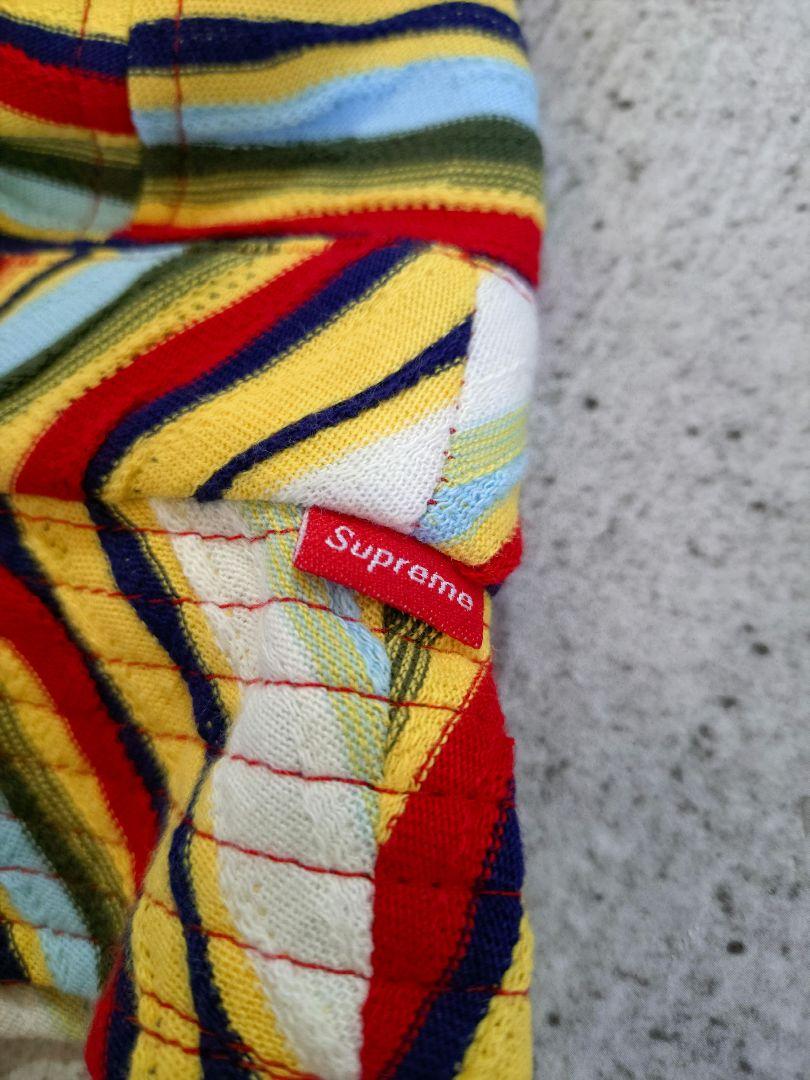 新品 Supreme 19AW Textured Stripe Bell Hat