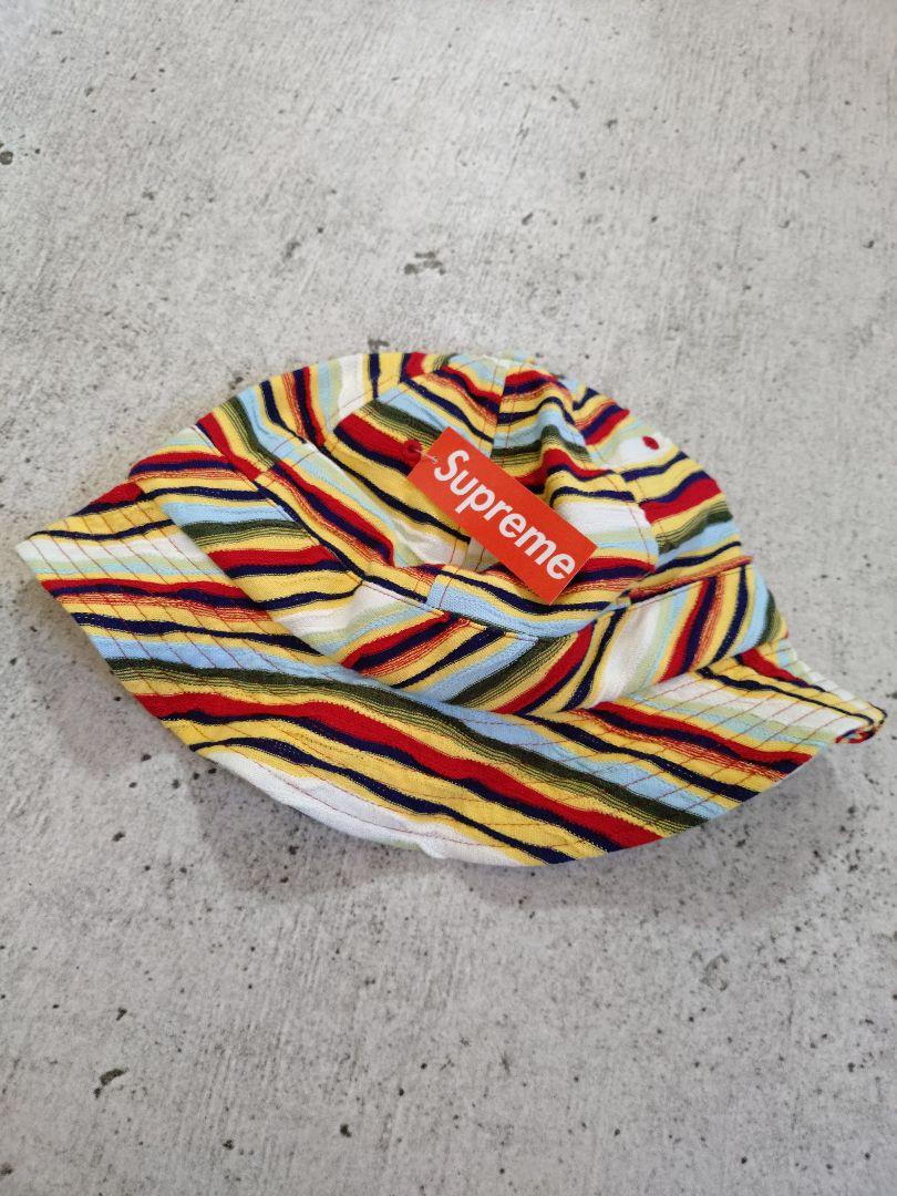 新品 Supreme 19AW Textured Stripe Bell Hat