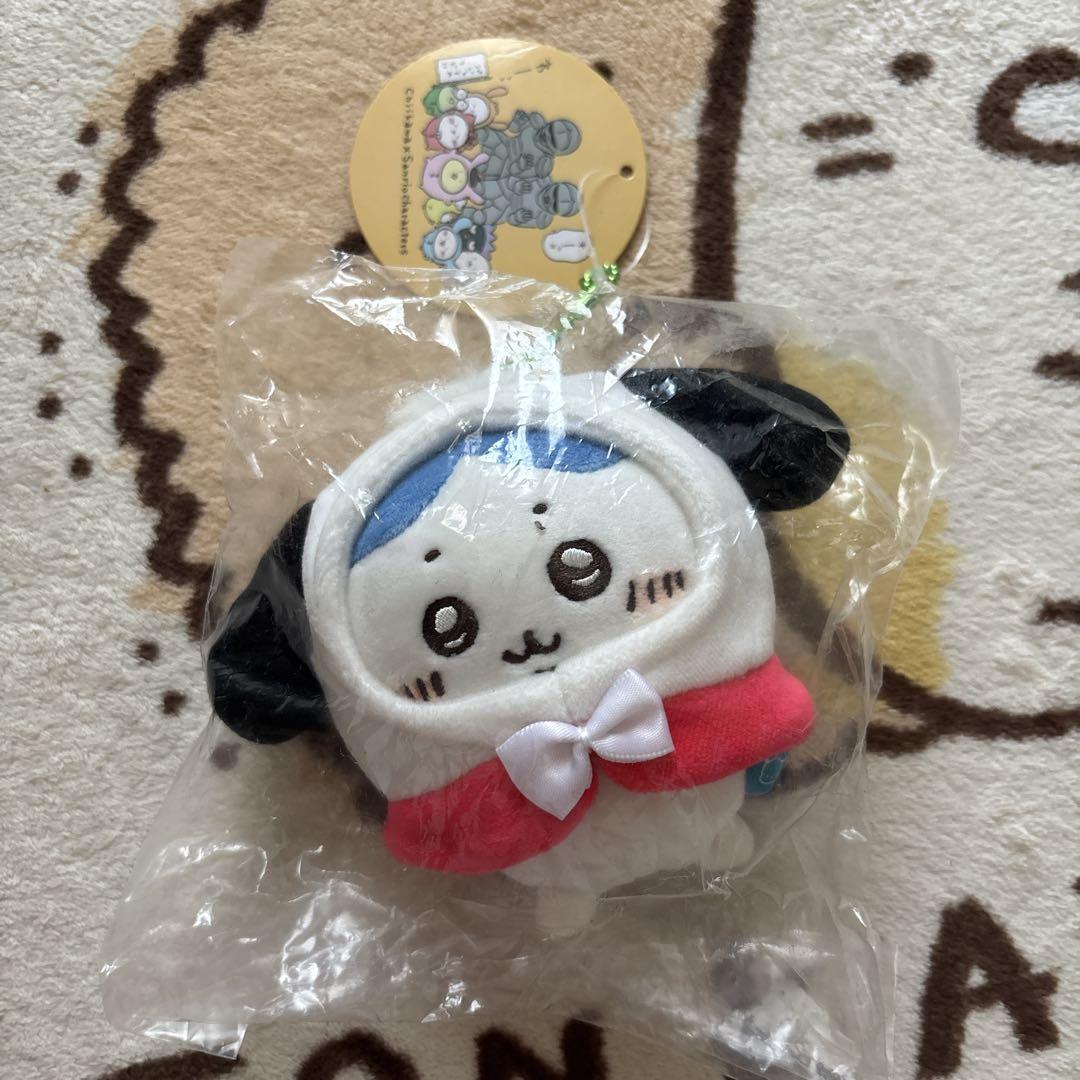 ハチワレ　ポチャッコマスコット　ちいかわ✖️サンリオ