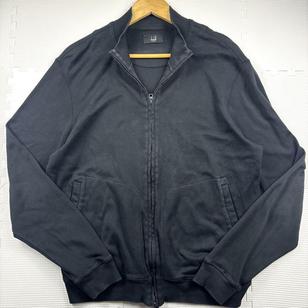 美品　dunhill　ダンヒル　現行　ドライバーズニット　ジャケット　黒　XL